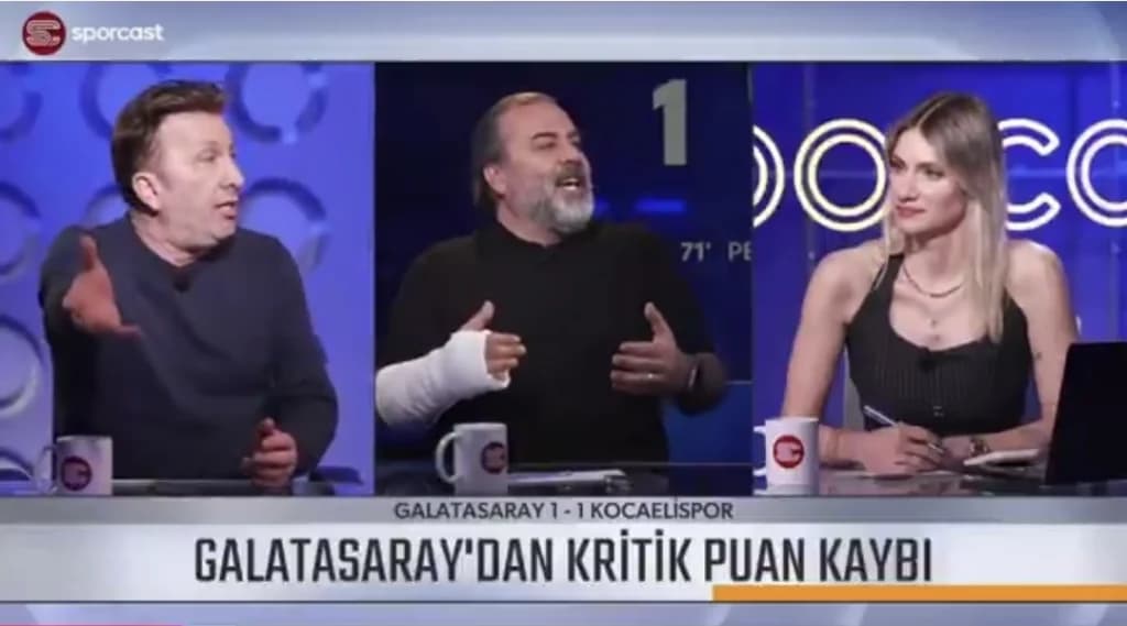 Evren Turhan ve Emre Bol canlı yayında kavga etti