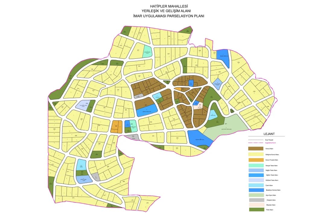 Gebze Hatipler'de 43 Hektarlık İmar Uygulaması Tamamlandı