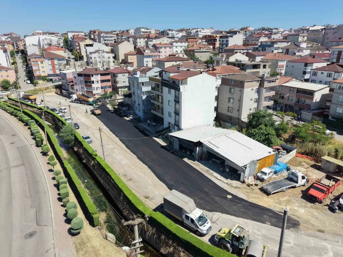 Gebze’de 3 mahalleye toplam 850 metre yeni imar yolu yapıldı