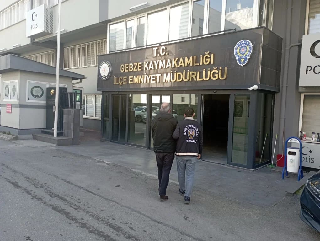 Gebze'de dolandırıcılık hükümlüsü yakalandı