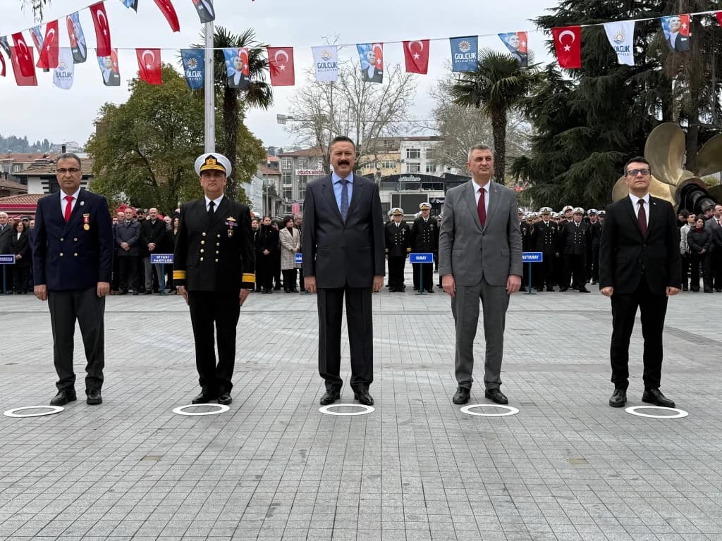 Gölcük'te Çanakkale Zaferi'nin 111. Yılı Anma Töreni