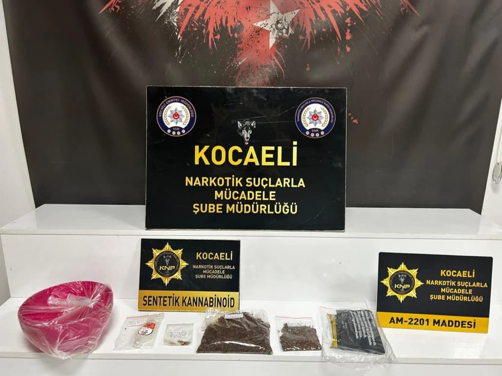 Kocaeli'de uyuşturucu operasyonu: 3 tutuklama
