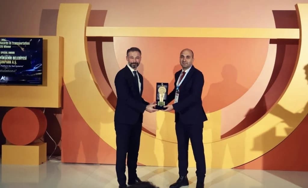 UlaşımPark'a Raylı Sistemlerde Dijital İkiz Ödülü